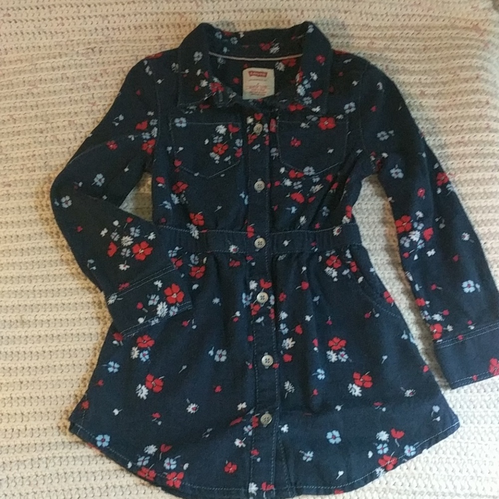 ❤💙 Levi's soft button up dress 2t great condition